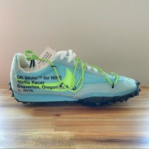 NIKE VIRGIL ABLOH OFF-WHITE WAFFLE RACER VIVID SKY